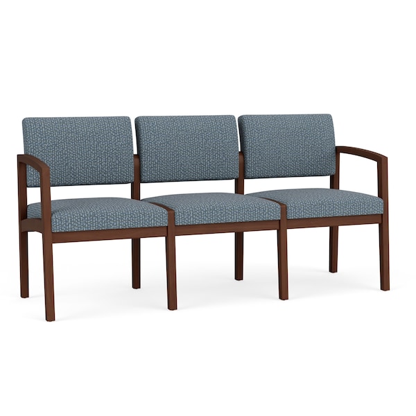 Lesro 3 Seat Tandem Seating W/ No Center Arms, 65 in W 26 in L 31.5 in H, Lenox Series LW3101 - main